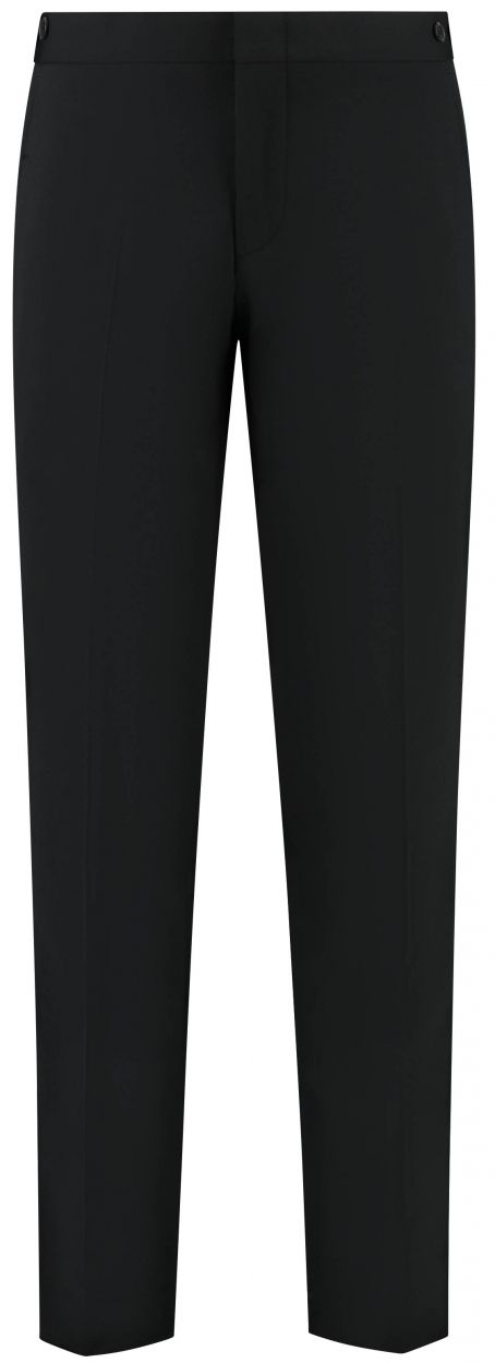 μαυρο παντελονι σμοκιν Michael Kors slim fit με κουμπακια αυξομιωσης και μεταξωτη τρεσα