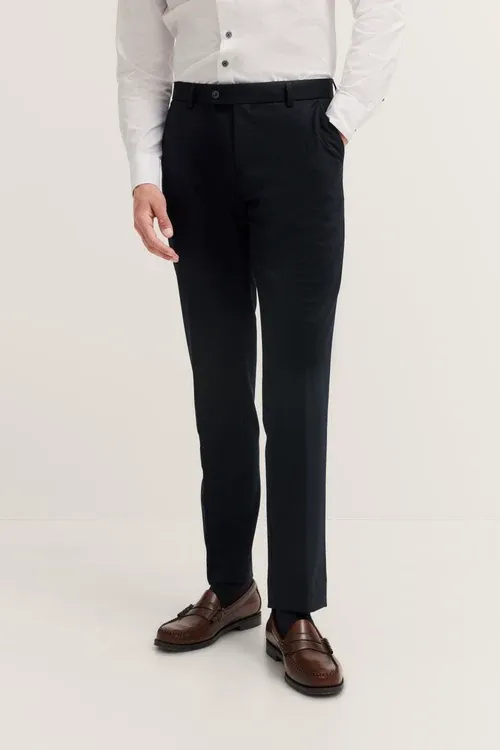 Bugatti Ανδρικό Κοστούμι Modern Fit Μπλε Navy Stretch 99200  — παντελόνι μπροστά όψη
