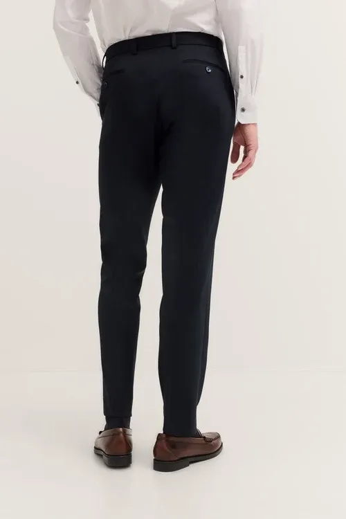 Bugatti Ανδρικό Κοστούμι Modern Fit Μπλε Navy Stretch 99200  — παντελόνι πίσω όψη